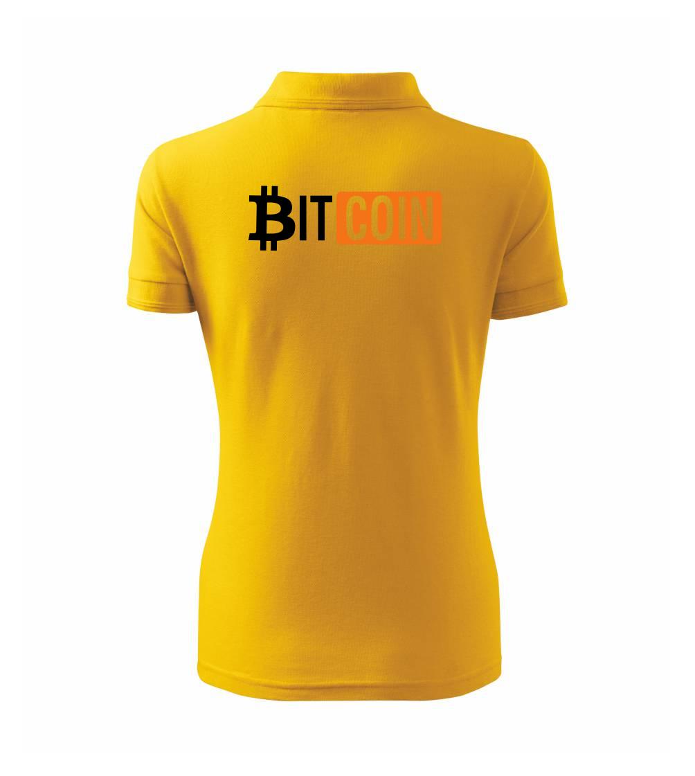 Bitcoin nápis Bitcoin nápis