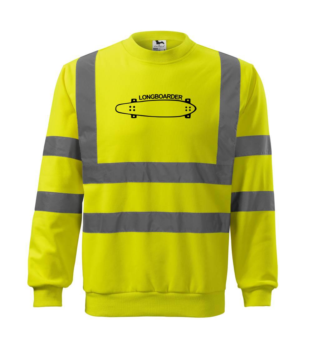 Longboard a Skatebord - Longboard na šírku - Reflexná mikina