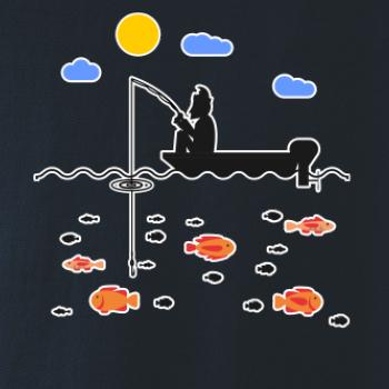 Rybár, ktorý má smolu na loďke