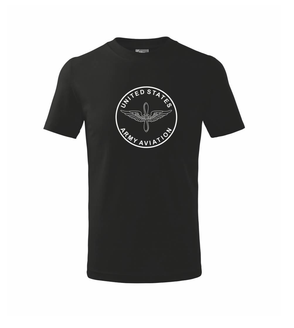 Vojenská tričká s potlačou - United states army aviation - Tričko detské bavlnené