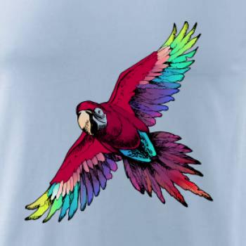 Papagáj kreslený letiaci