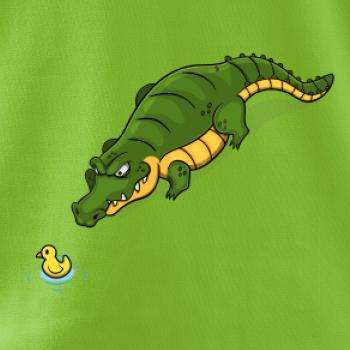 Krokodíl zelený s kačičkou