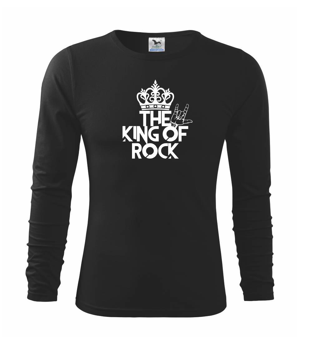 Hudobné tričká - King of rock - Tričko detské Long Sleeve