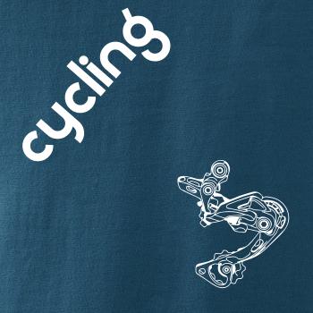 Cycling nápis šikmo