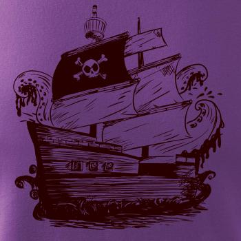 Pirátská loď maľovaná