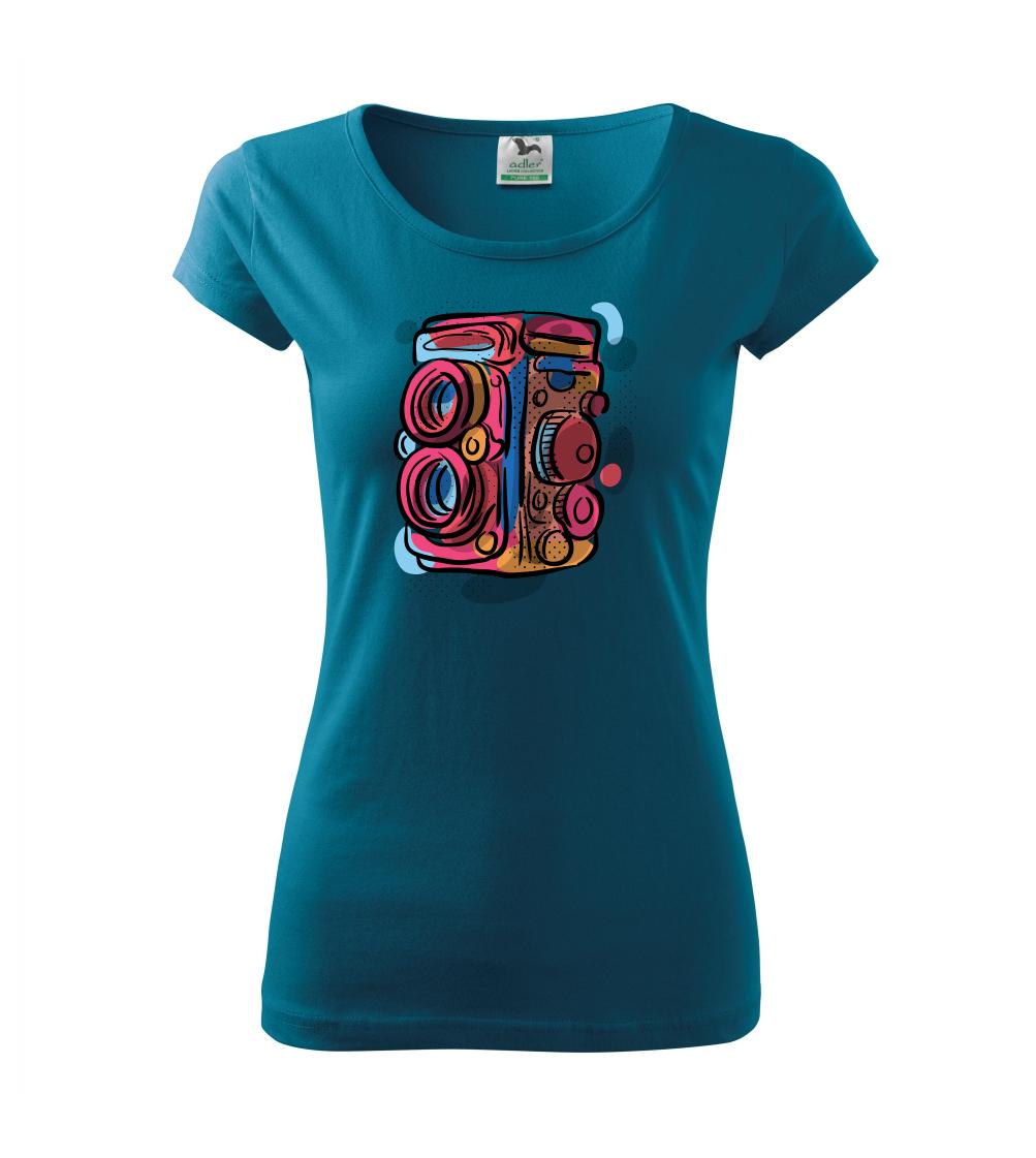 Foťák farebný - dve šošovky