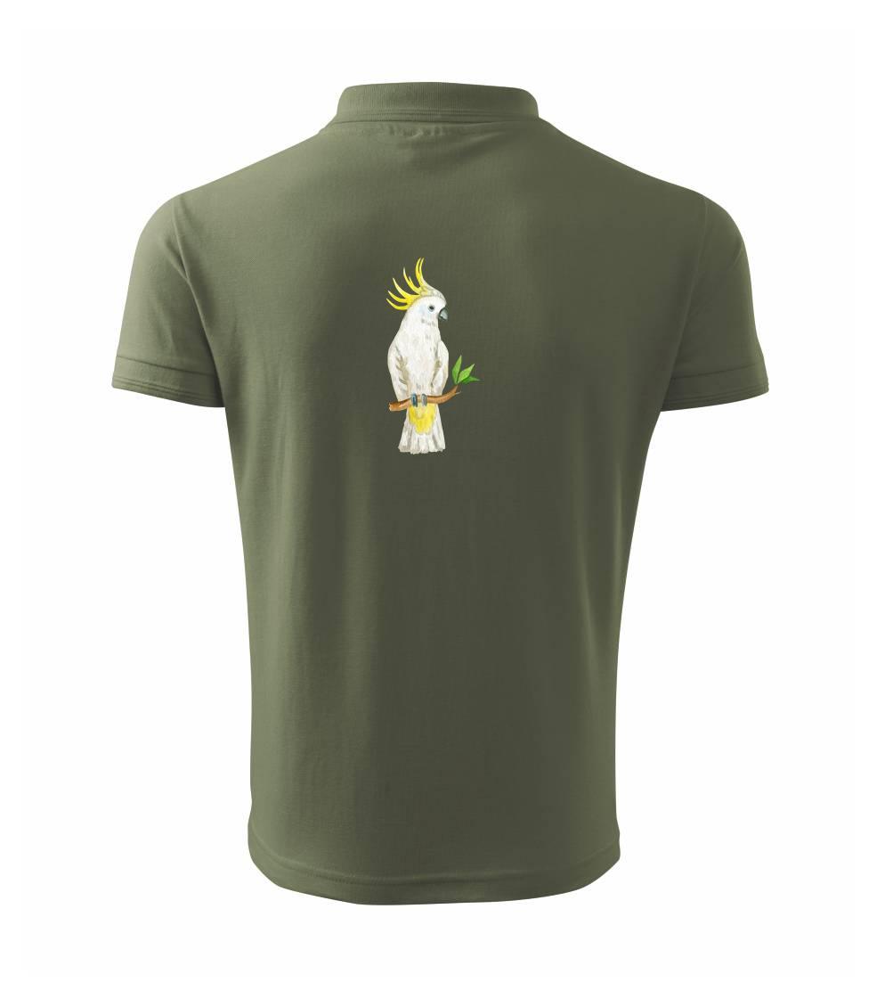 Papagáj Kakadu kreslený Papagáj Kakadu kreslený