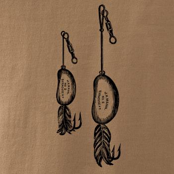 Kreslené dve návnady