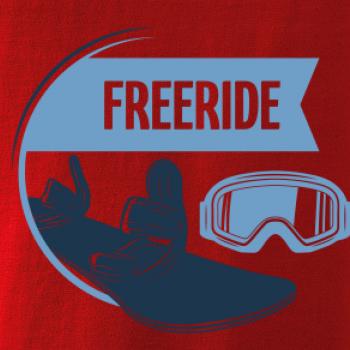 Freeride snowboard kruh