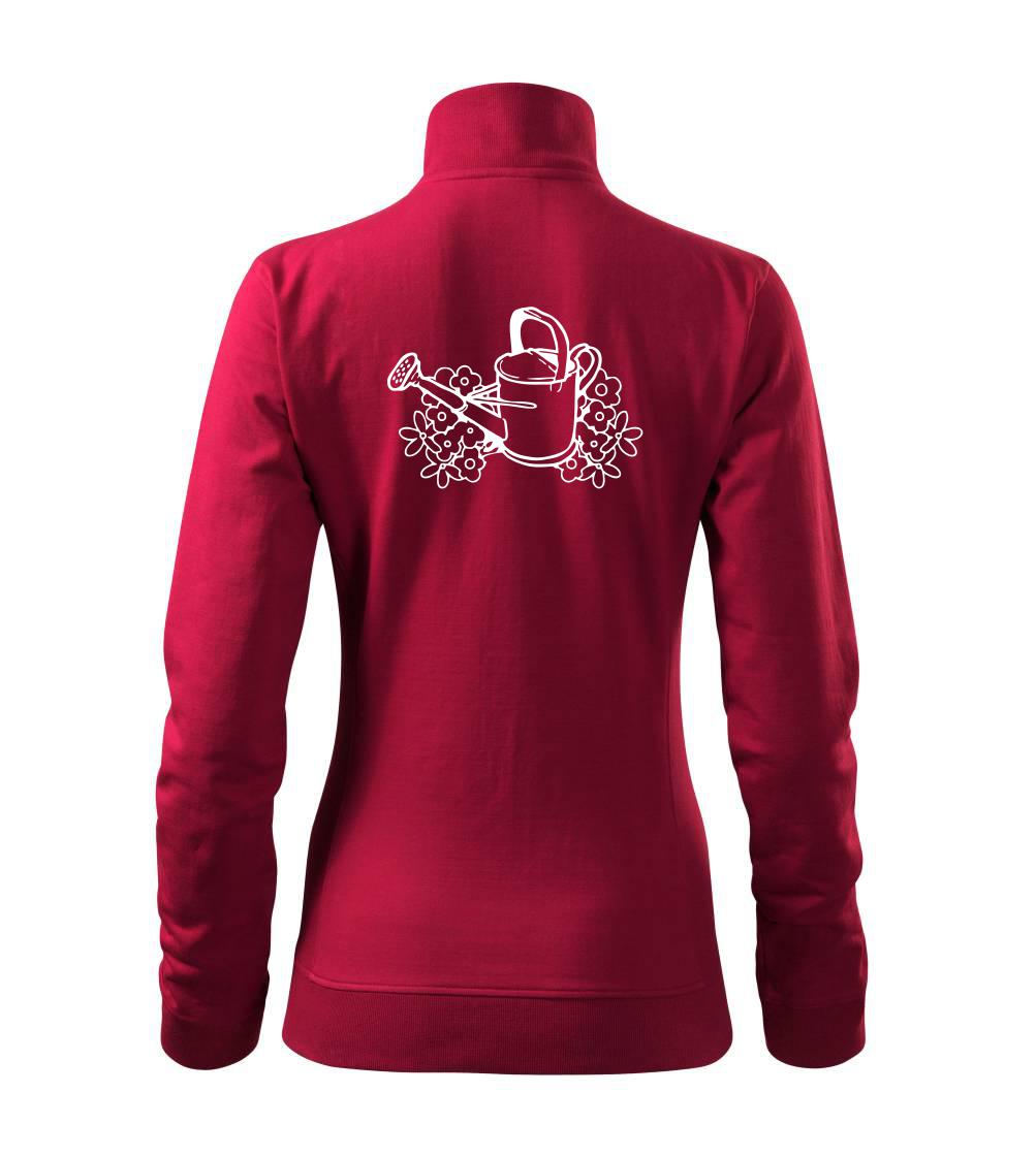 Tričká na chalupu - Kanva a kvety - Mikina dámska Viva bez kapucne