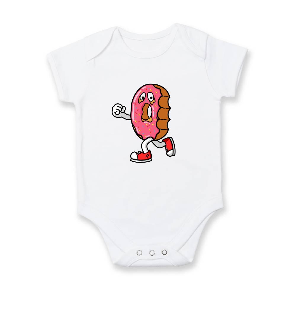 Zahryznutie donut - Body dojčenské s krátkym rukávom