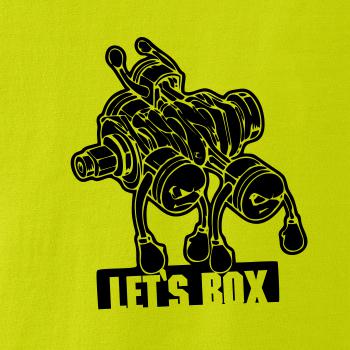 Lets Box nápis