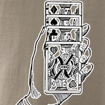 Poker ruka s kartami