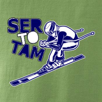 Lyžiar ser to tam
