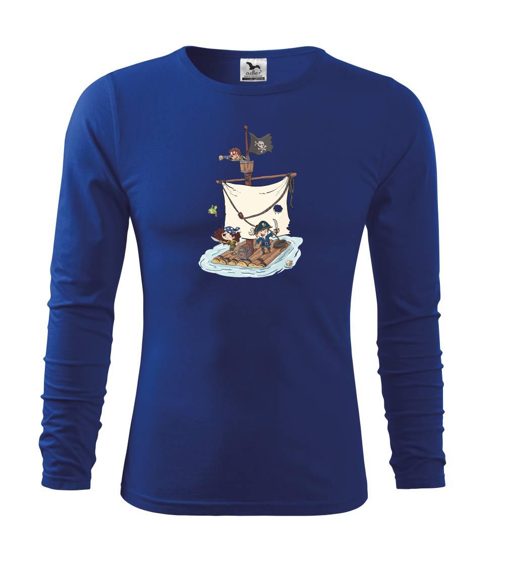 Vodácke tričká - Pirátska posádka - Tričko detské Long Sleeve