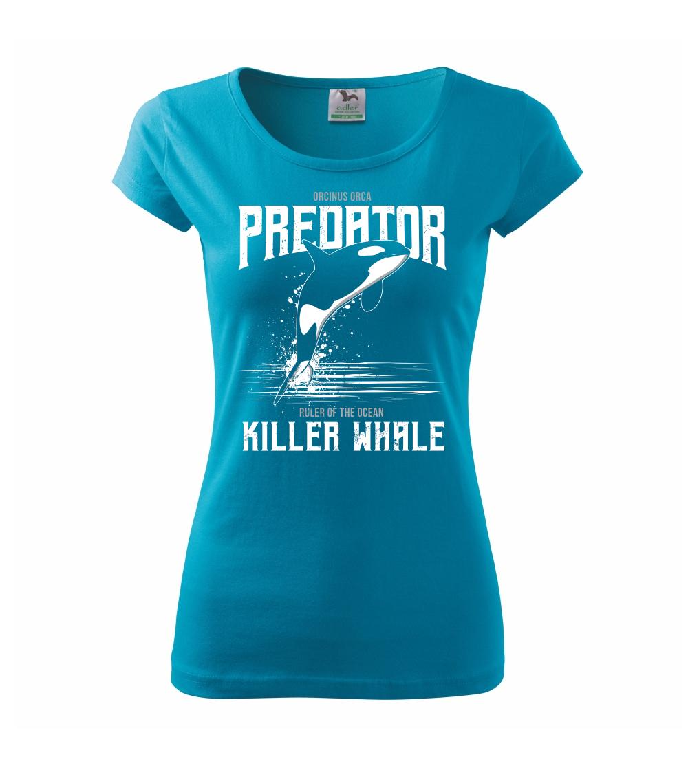 Tričká so zvieratami - Orca predator - Dámske tričko Pure