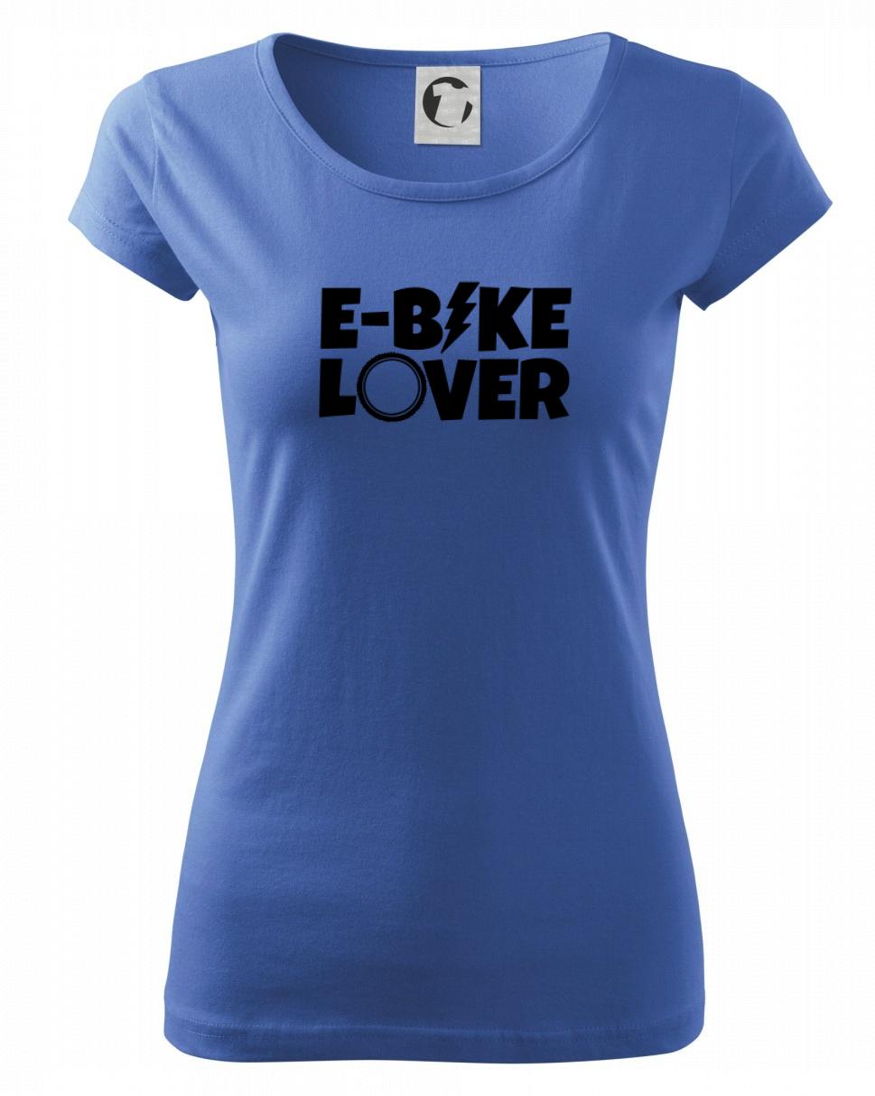 Tričko ako darček pre cyklistu - E-bike lover - Dámske tričko Pure