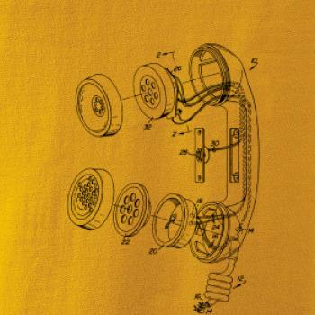 Nákres telefónne slúchadlo staré