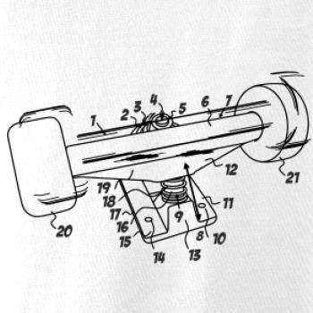 Skateboard nákres kolieska