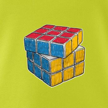Rubikova kocka kreslená Rubikova kocka kreslená