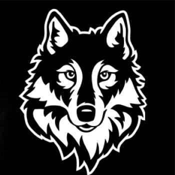 Hlava vlka čiernobiela (Hana-creative) Hlava vlka čiernobiela (Hana-creative)