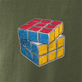 Rubikova kocka kreslená Rubikova kocka kreslená