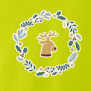 Vianočný veniec so sobom