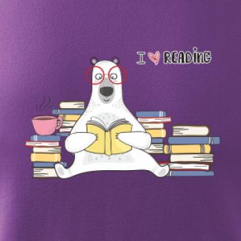 I love reading medveď I love reading medveď