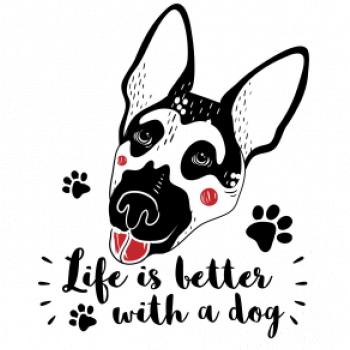 German shepherd - life is a better with dog German shepherd - life is a better with dog