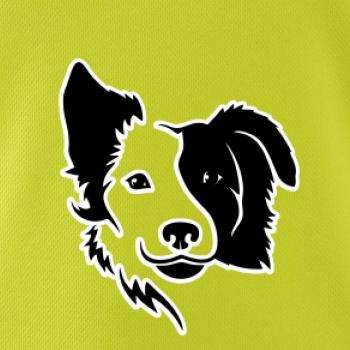 Border kólia obrys hlavy