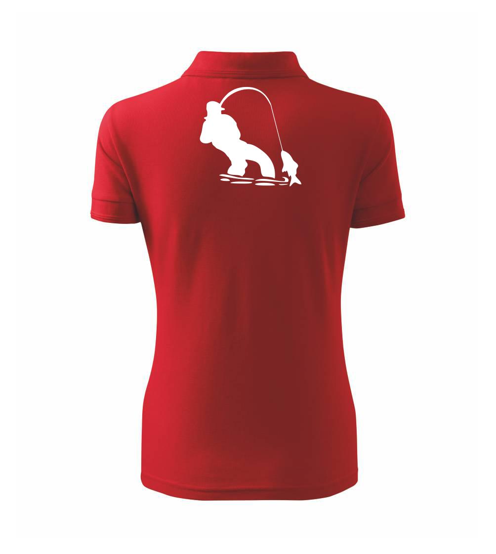 Rybár ťahajúce rybu Rybár ťahajúce rybu