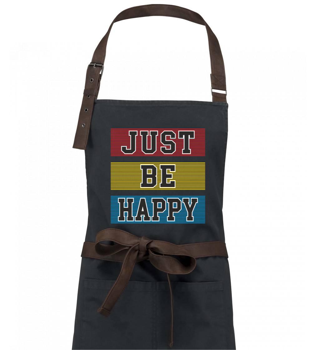 Tričká na párty - Just be happy - Zástera Vintage