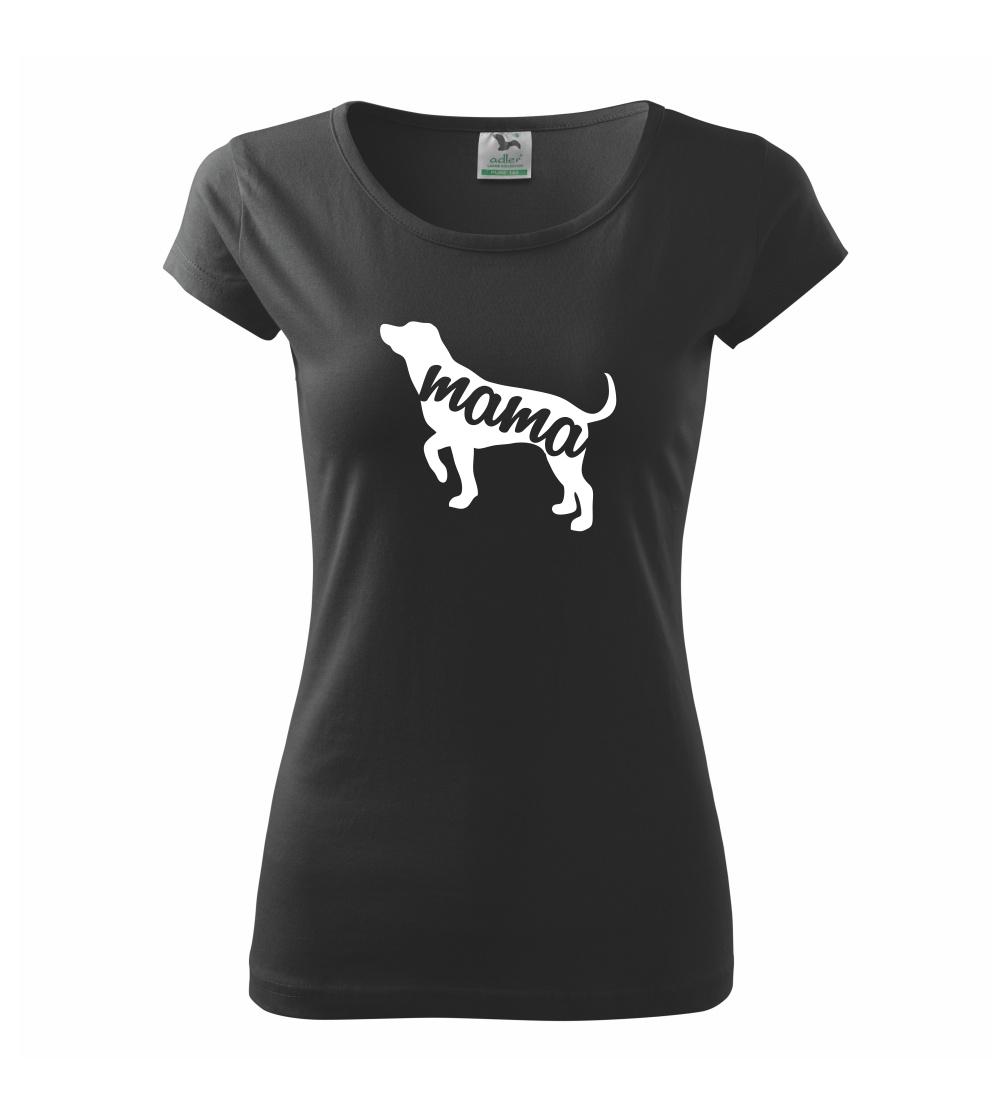 Labrador - Labradorský retriever mama obrys - Dámske tričko Pure