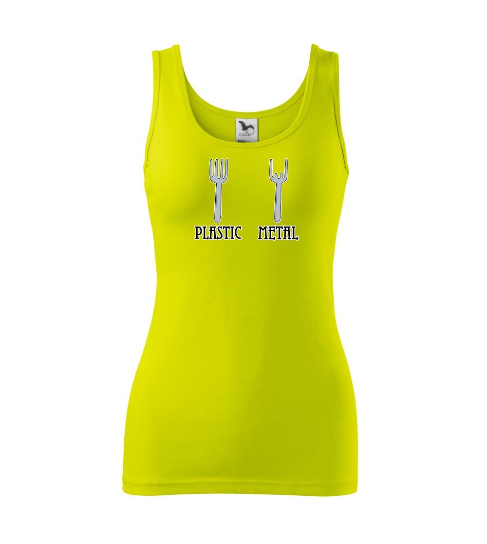 Hudobné tričká - Plastic Metal - Dámske tielko