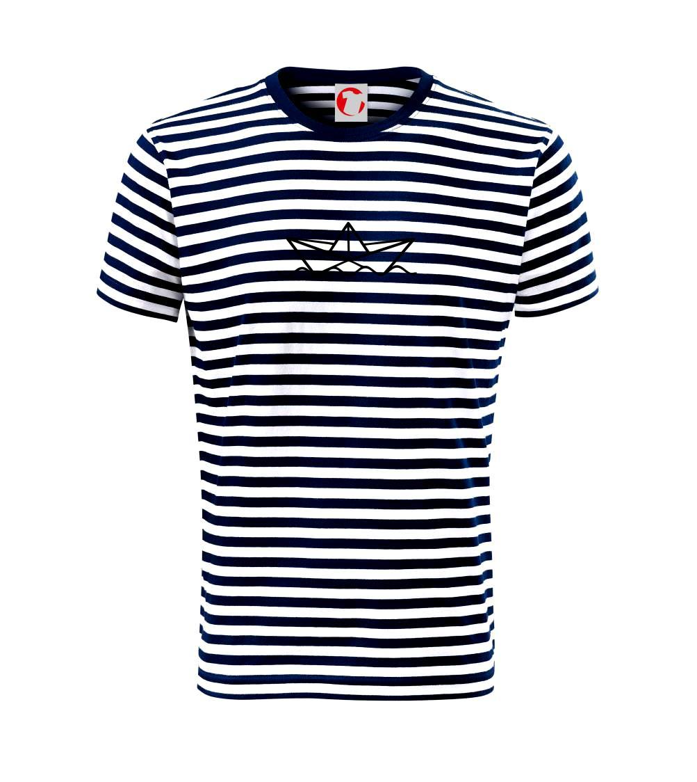 Vodácke tričká - Papierová loďka na vode - Tričko na vodu