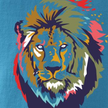 Hlava leva kreslená jednoduchá Hlava leva kreslená jednoduchá