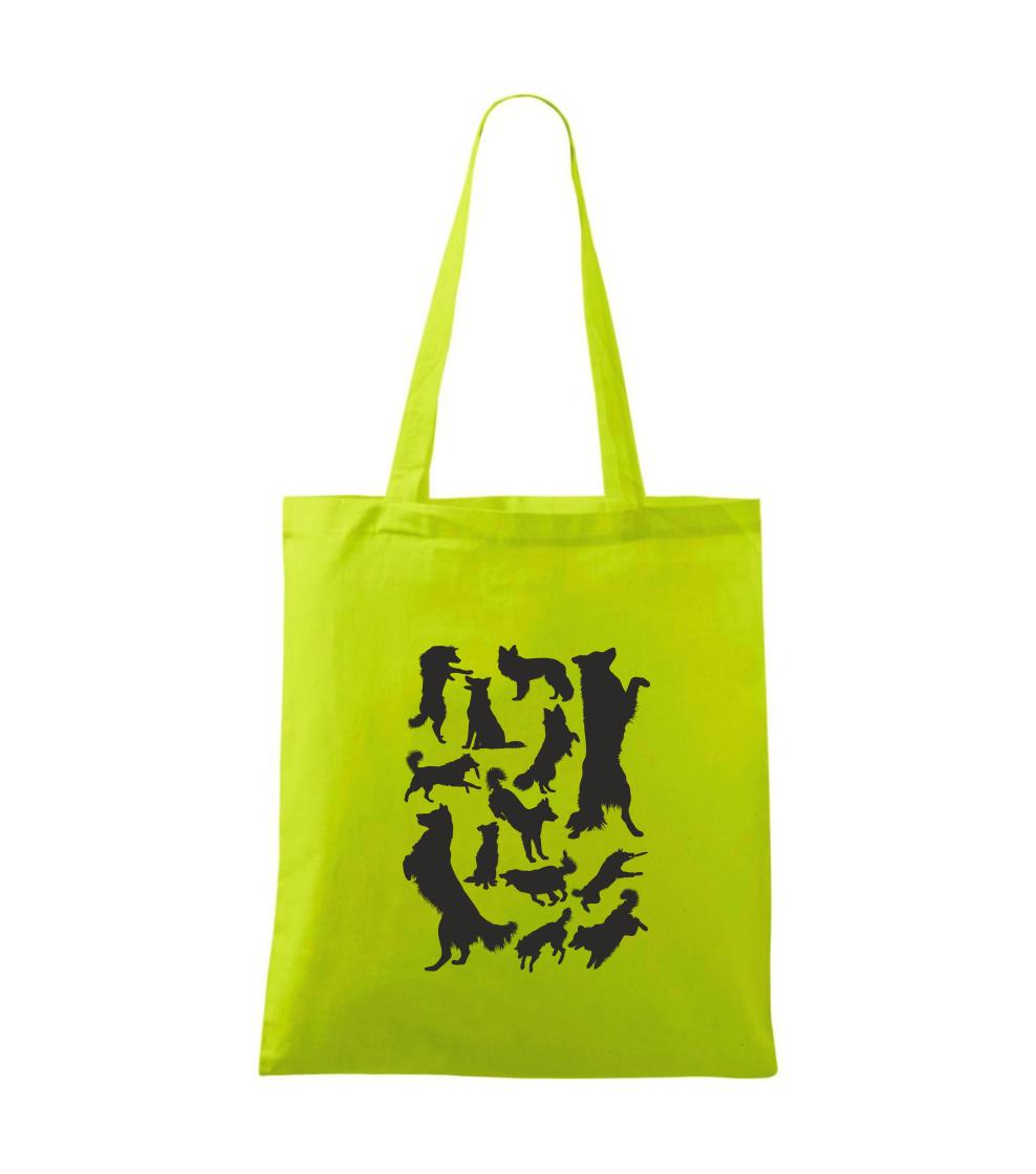 Border kólia siluety