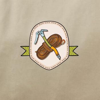 Horolezecké lano a cepín