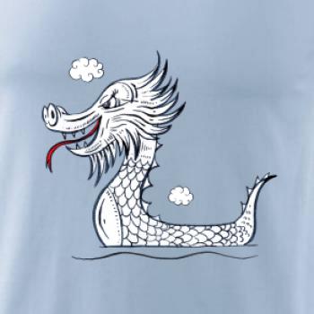 Dračia loď olejomaľba