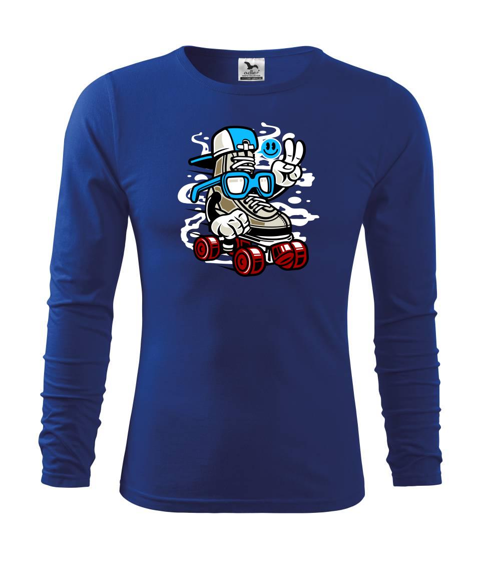 Longboard a Skatebord - Brejláč na korčuliach - Tričko detské Long Sleeve