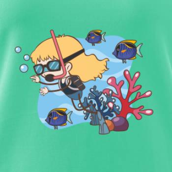 Potápač dievča Potápač dievča