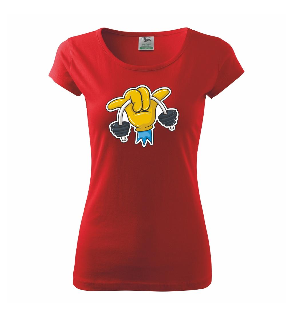 Comics ruka a činka