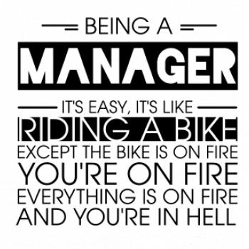 Being a manager - bike