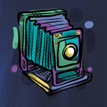 Foťák farebný starý - jedna šošovka