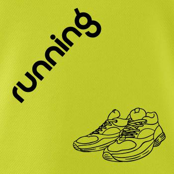 Running nápis šikmo Running nápis šikmo