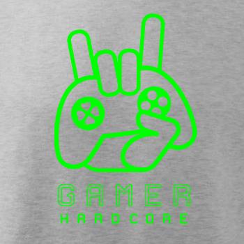 Hardcore gamer - ruka - zelená