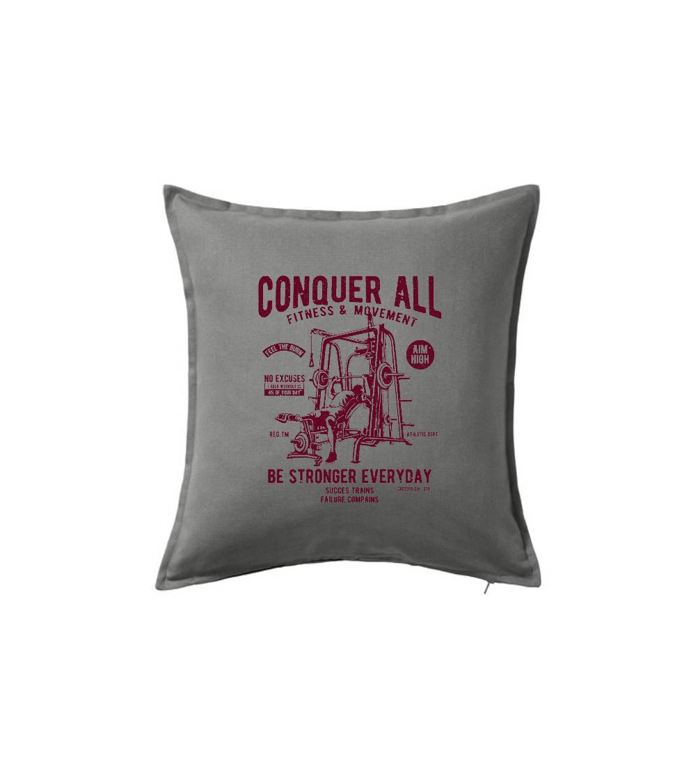 Posilňovani - Conquer All - Vankúš 50x50