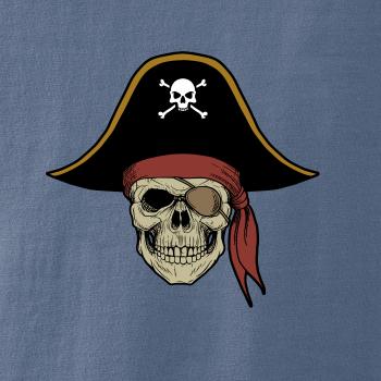  Pirátska lebka s klobúkom