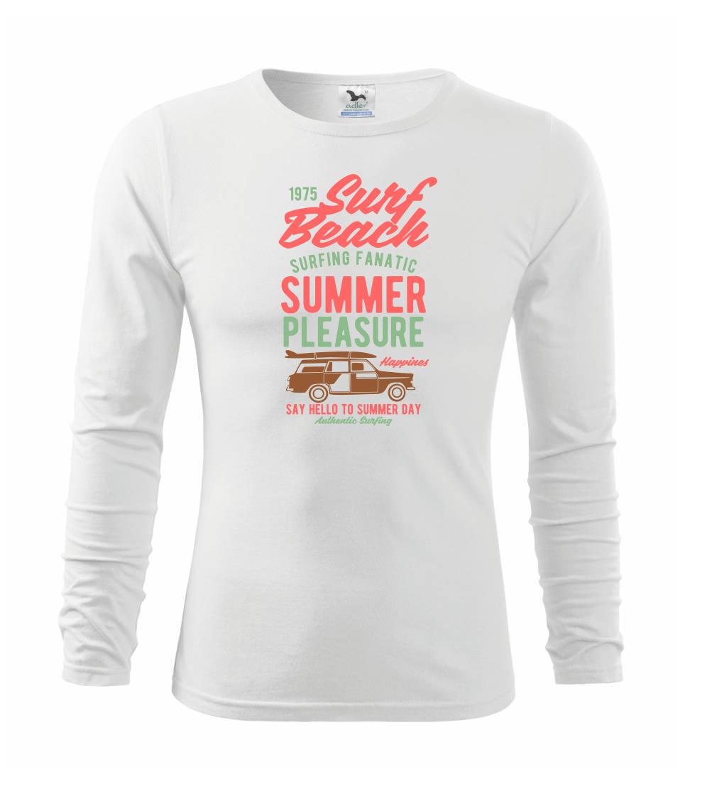 Surferske tričká - Surf Beach - Tričko detské Long Sleeve