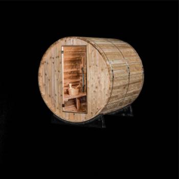 Vonkajšia sauna z boku